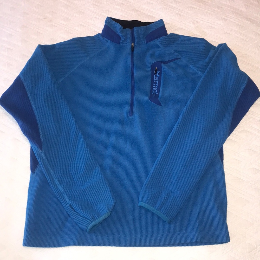 Blue Marmot quarterzip sweatshirt